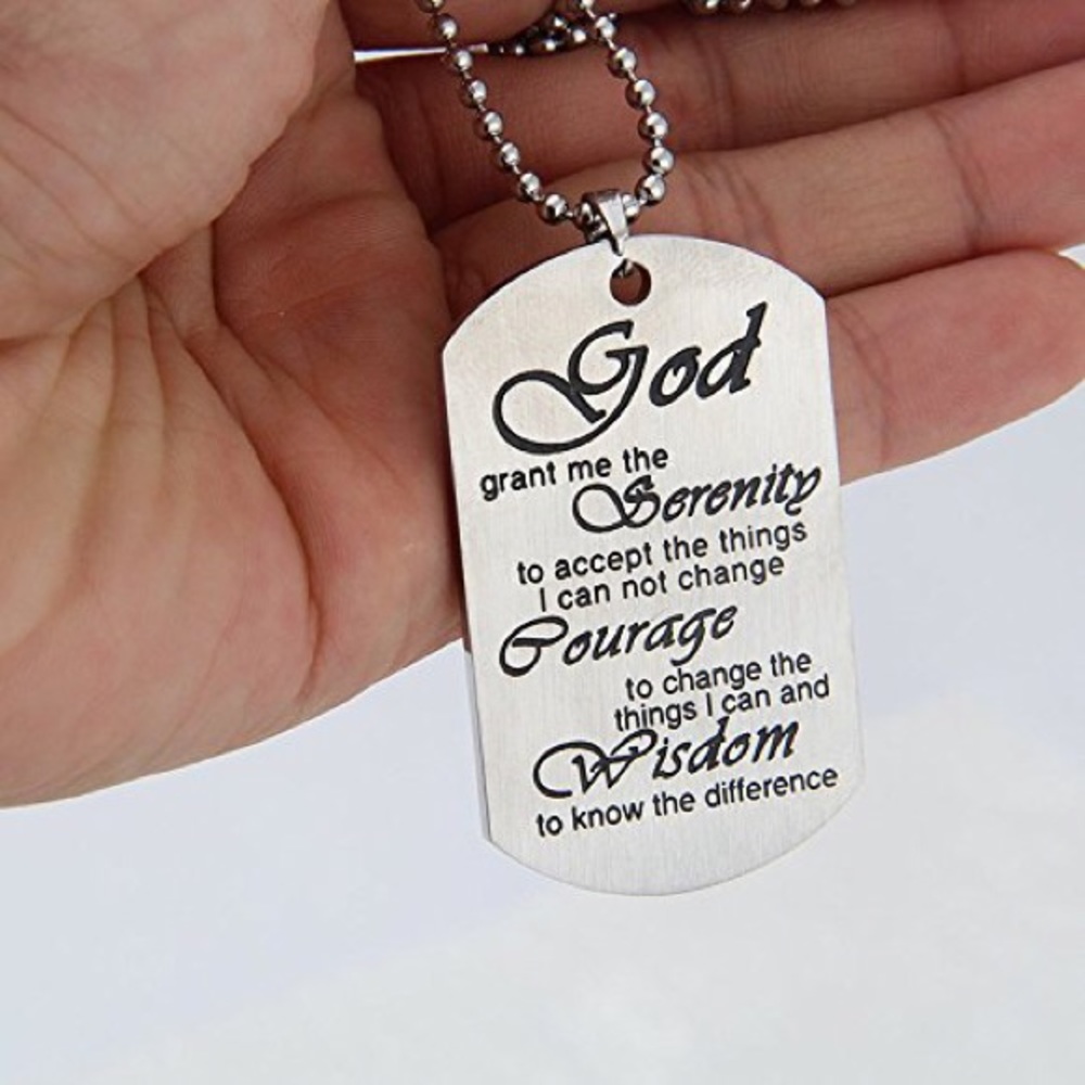 Dog Tag Keyring Necklace
